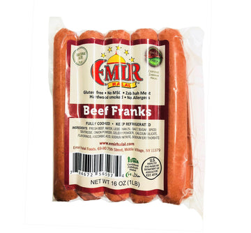 "Emir Halal" Beef Franks (1 lb, 10 franks)