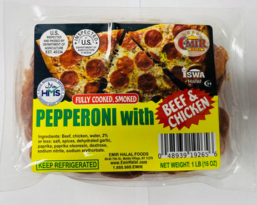 Halal Pepperoni sliced (1 LB)